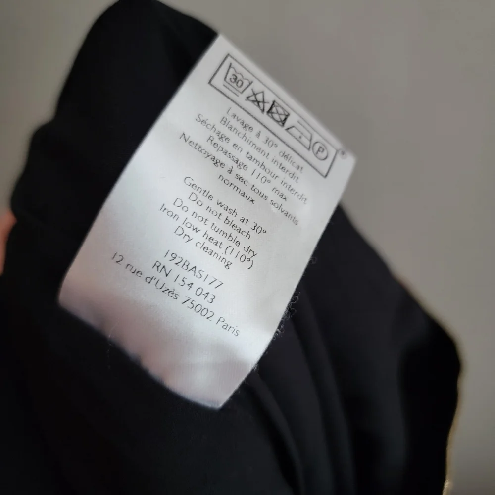 Sezane Malla Skirt in Metallic Cognac Tiles size 36 - Picture 6 of 7